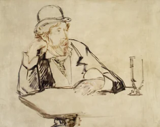 George Moore at a Café
